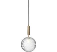 Ottone Miira 1 in Lampadario e Trasparente Grande