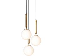 Ottone Miira 3 in Lampadario e Opale