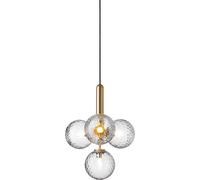 Ottone Nuura Miira 4 in Lampadario e Trasparente