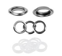 Ottone Occhielli Con Plastica Rondella 30/40mm Pelle Crafts Riparazione Banner