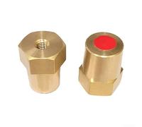 Ottone per batteria Adattatore terminale Filettatura Femmina M6 M8 per M10 3/8 Pollice Post Converter per Auto Camion Manutenzione Marina (M6)