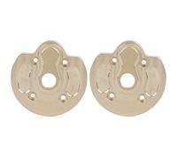 Ottone Pesante, Stabile e Durevole Axial Capra AXI232006 RC Car Portal Drive Housing Upgrade Peso 2 Pezzi, per Miglioramento delle Prestazioni in Arrampicata, Oro, Diametro 42