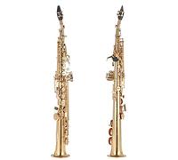 Ottone Saxophone Saxophone Sax Saxophone BB B BB B Strumento A Legna Strumento Conchiglia Natural Shell Second Second Pattern Kit principianti sax (Color : Gold)