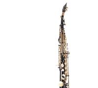 Ottone Saxophone Saxophone Sax Saxophone BB B BB B Strumento A Legna Strumento Conchiglia Natural Shell Second Second Pattern Kit principianti sax (Color : Black)