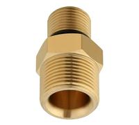 Ottone Stabile Alte Pressioni Connettore Idrico Da 3/8 Pollici Maschio A M 22 Maschio Per Perdite A Prova Alimentazione Pompe Accessori Adattatore In Ottone Stabile Per Rondelle