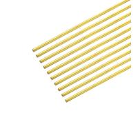 Ottone Stelo,Ottone Solido Rotondo Stelo 1.5mm Diametro 350mm Lunghezza 10pz