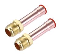 Ottone Tubatura Raccordo SAE 45 Gradi 3/4" Bagliore Maschio Filetta 2pz