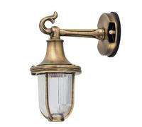 Ottone Wandleuchte Esterno Intemperie Antico IP64 Lampada Lanterna Casa Cortile