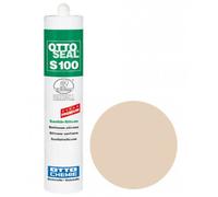 OTTOSEAL® S100 Premium silicone sanitario/silicone 300 ml - beige spiaggia C1106 silicone sanitario fughe sigillante con caratteristiche di lavorazione uniche