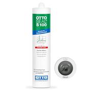 OttoSeal S100 - Silicone per sanitari, 300 ml, diversi colori a scelta, grigio, 221814