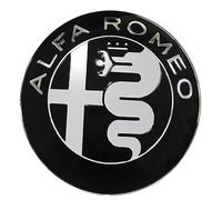 OTTSAN Auto Emblema per Alfa Romeo Mito 2008-2013, Auto Stemmi Decorazioni Cofano Anteriore e Posteriore Adesiva Decalcomanie Auto Styling Carrozzeria Accessorio,A-74mm
