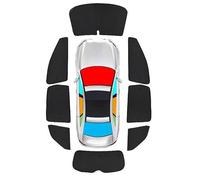 OTTSAN Tendine Parasole Auto per DS9 2021-2024, Parasole per Finestrini Lateralii Parasole per Auto Anti-Zanzara Raggi UV Protezione Privacy Oscuranti Accessori per Auto,Full Set 8pcs