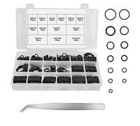 OTTYMO 430 Pz O Ring Guarnizioni 13 Misure Diverse Oring di Tenuta kit di O Ring Guarnizioni in Gomma O-Ring Assortimento Kit per Idrauliche e Riparazione Rapida Dell’Auto (Nero)