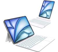 Otuoor Custodia per tastiera per iPad Air 11" (M3 2025 / M2 2024), custodia magnetica staccabile per tastiera per iPad Pro 11" (4a/3a/2a/1a generazione) e iPad Air 5a/4a generazione con tasti