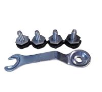 OTURLICC Chiave for Vite di Regolazione del Piedino della Lavatrice, Compatibile con Samsung(Silver-4pcs Silver-1pcs)