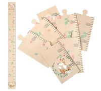 Otuuz Metro da Parete per Bambini Tabella di Misurazione dell'Altezza per Bambini Metro in Legno Regalo di Nascita Crescita Adatto per Ragazzi(Piccola Volpe)