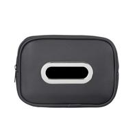 OTYKPXNV Auto Scatola di Fazzoletti per VW T-ROC 2018-2022, Appesa Fazzolette Borsa Portaoggetti per Visiera Parasole Bracciolo Poggiatesta,B/Black