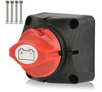 OTYMIOW Interruttore Principale Stacca Batteria 12V-48V Interruttore di Separazione Staccabatteria Impermeabile Batterietrennschalter M10 Sezionatore Stacca Batteria Master per Moto Scooter Trattore
