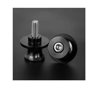 OU SI DUO Moto Forcellone Bobine Slider Supporto Posteriore Viti per Kawasaki Z750 Z 750 Z750L Z750R 2007 2008 2009 2010 2011 2012 Nottolini Cavalletto Moto(Nero,8MM)