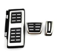 OU SI DUO per A3 Sportback 8Y 2020 2021 2022 2023 Pedali per Auto in Acciaio Inossidabile Pedale per Freno A Pedale Pedali per Auto Copri Pedali Auto(3 pc)