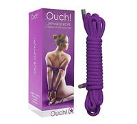 OU031PUR OUCH CORDA DA BONDAGE INTRECCIATA VIOLA A 16 CAPI IN NYLON
