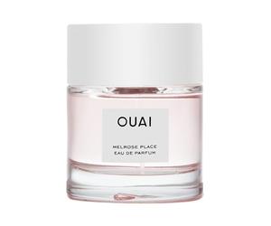 OUAI Melrose Place Eau de Profum. An Elegant Perfume Perfect for Everyday Wear. The Fresh Floral Scent has Notes of Champagne, Bergamot and Rose, and Delicate Hints of Cedawrood and Lychee (1,7 oz)