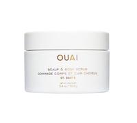 OUAI St. Barts - Scrub esfoliante per il corpo e il cuoio capelluto, con miscela di zucchero e olio di cocco, per una pelle liscia e idratata, scrub delicato per rimuovere l'accumulo di prodotto (96,4