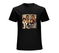 OUBAO Men's T-Shirts bay City Rollers Black XL