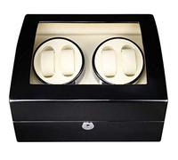 OUBBDVRT 4+6 Watch Winder Battery Powered - Silent Watch Case Watch Box Watch Orologi Orologi Case di archiviazione Winders Black Little Surprise
