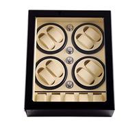OUBBDVRT Guarda avvolgitori, Box Winder di Orologi Automatico Nero 8+5, Orologi a Batteria silenziosa Orologi Orologi Venti visualizzano archiviazione Nera