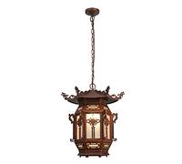 OUBBDVRT Lampada Impermeabile per Esterni retrò retrò retrò, Luce appesa Creativa Vintage, a soffitto Luci del lampadario Apparecchiatura per Il Padiglione da Giardino Padiglione Portico Balcone