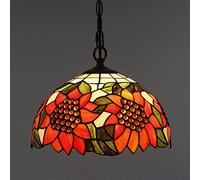 OUBBDVRT Lampadari in Stile da 12 Pollici, Azzurro a soffitto in Vetro colorato Copri Il Ristorante del Ristorante Sospensione Sospensione Lampli Lampli lampade a ghtingoking, H Comodo Anniversario