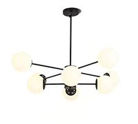 OUBBDVRT Lampadario molecolare di Sputnik, Illuminazione a soffitto a LED Camera da Letto, Paralume in Vetro a Sospensione Interno per Soggiorno Salotto-Golden a 8 luci comode Anniversario