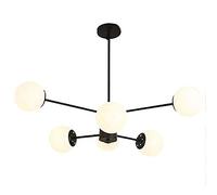 OUBBDVRT Lampadario molecolare di Sputnik, Illuminazione a soffitto a LED Camera da Letto, Paralume in Vetro a Sospensione Interno per Soggiorno Salotto-Golden a 8 luci comode Anniversario