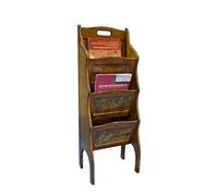 OUBBDVRT Libreria di libreria organizzatore di stoccaggio 3 livelli Liberazione di libreria Scaffali per giornali Scaffali di libreria per la casa Scaffali di libri per ufficio (A)