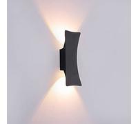 OUBBDVRT Lumo da Parete Impermeabile Esterno Moderno e Semplice Lampada a LED a Doppio Tela Lampada a Parete glassata Lampada Gamba Light Sconce Light Decorative Lighting per pareti Esterne