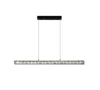 OUBBDVRT Lumo Moderno Leggero, Luce a Strisce Lunga Italiana a LED, luci di Moda Creativa, Lampada a soffitto Ambientale Minimalista, per Il Foglio di Illuminazione da Bar del ristorante/nero/100 cm