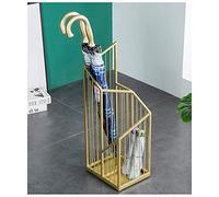 OUBBDVRT Ombrello sta in metallo ad entrata in metallo Design openwork Porta ombrello con vassoio e foro di drenaggio 26x20x63cm/bianco