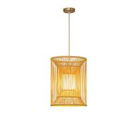 OUBBDVRT personalità Creativa a più Strati lampadario Installazione del caffetteria Installazione a Sospensione cilindrico Tessitura di Rattan Lampada a Sospensione di Rattan Lampada a Mano Naturale
