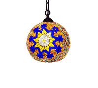 OUBBDVRT Plug a Mosaico Marocchino Turco in Lampada a Ciondolo Swag Lampada Lampada collegata Il lampadario per Il corridoio del Portico Corrido
