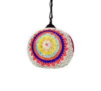 OUBBDVRT Plug a Mosaico Marocchino Turco in Lampada a Ciondolo Swag Lampada Lampada collegata Il lampadario per Il corridoio del Portico Corrido