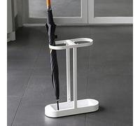 OUBBDVRT Porta di supporto per ombrello in metallo, supporto per ombrello interno a portata di ombrello Porta ombrello indipendente per ufficio di entrata con vassoio per gocciolamento d'acqua