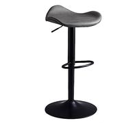 OUBBDVRT Sgabelli da bar girevole regolabili - sedie da banco senza schienale in pelle nera per l'isola da cucina, bistrot e sala da pranzo - elegante e comodo (colore: blu)