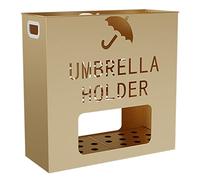 OUBBDVRT Stand ombrello, supporto per ombrello grande con manico da trasporto, organizzatore di supporto ombrellone in metallo, rastrelliere di ombrello ventilato per sala da padiglione del salario/d