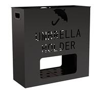 OUBBDVRT Stand ombrello, supporto per ombrello grande con manico da trasporto, organizzatore di supporto ombrellone in metallo, rastrelliere di ombrello ventilato per sala da padiglione del salario/d