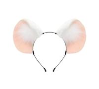 OUBEIDUO Cerchietti per capelli con orecchie con topi per Halloween, anime, incontri a tema, appassionati di film, fasce per capelli in peluche per adolescenti e adulti