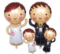 Ouceanwin 4 pezzi Palloncino Coppia Sposi Palloncino Foil Sposa Sposo, Palloncino Mr e Mrs Decorazione Matrimonio per Fidanzamento Decorazione San Valentino Festa di Matrimonio
