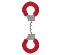 Ouch! Beginner's Handcuffs Furry Red