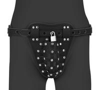 Ouch! by Shots - Jock Chastity in pelle PU, colore nero