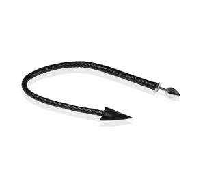 Ouch! by Shots - Plug anale in metallo a forma di coda di diavolo, colore: nero